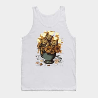 Starry Night Inspired Cat Gifts Funny Cat Tank Top